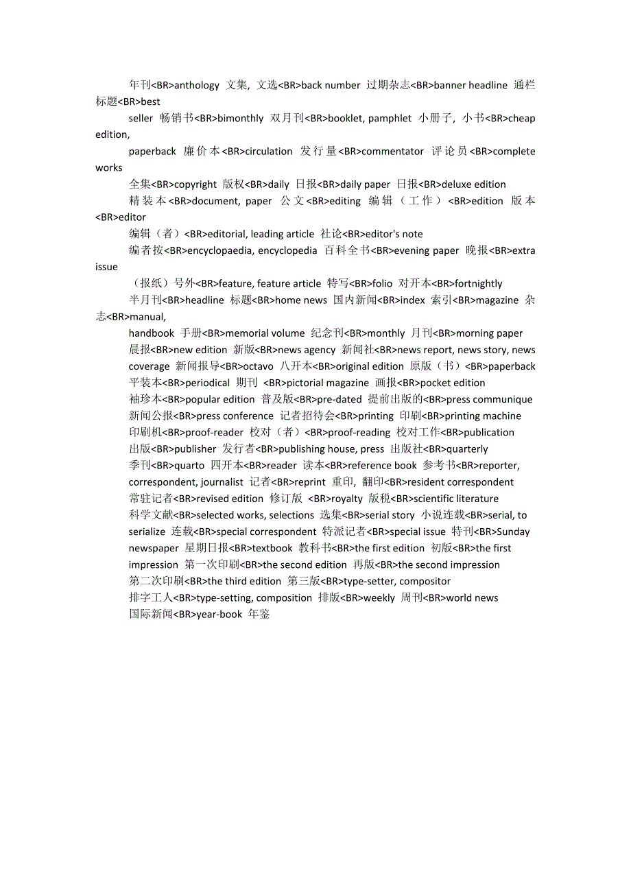 图书及印刷行业专用词汇_第3页