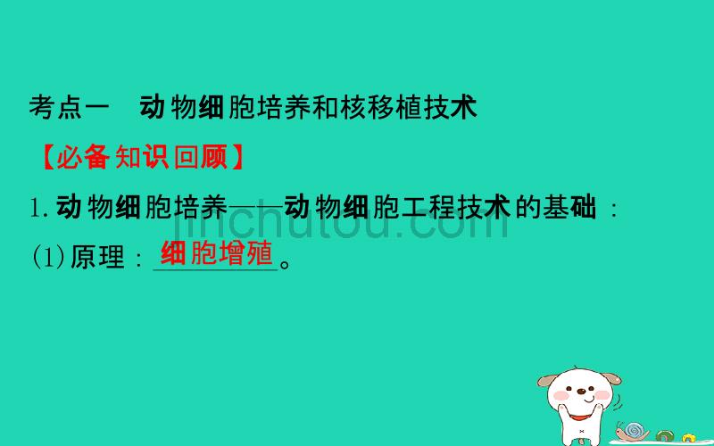 2019届高考生物一轮复习现代生物科技专题第3课动物细胞工程课件新人教版选修_第4页