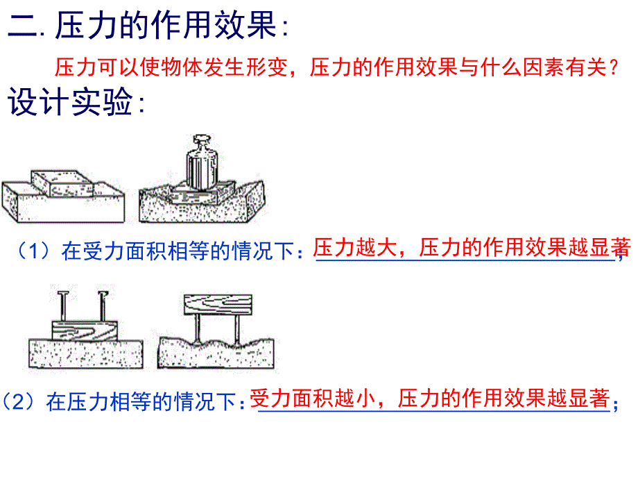 压力的压强(新)_第2页