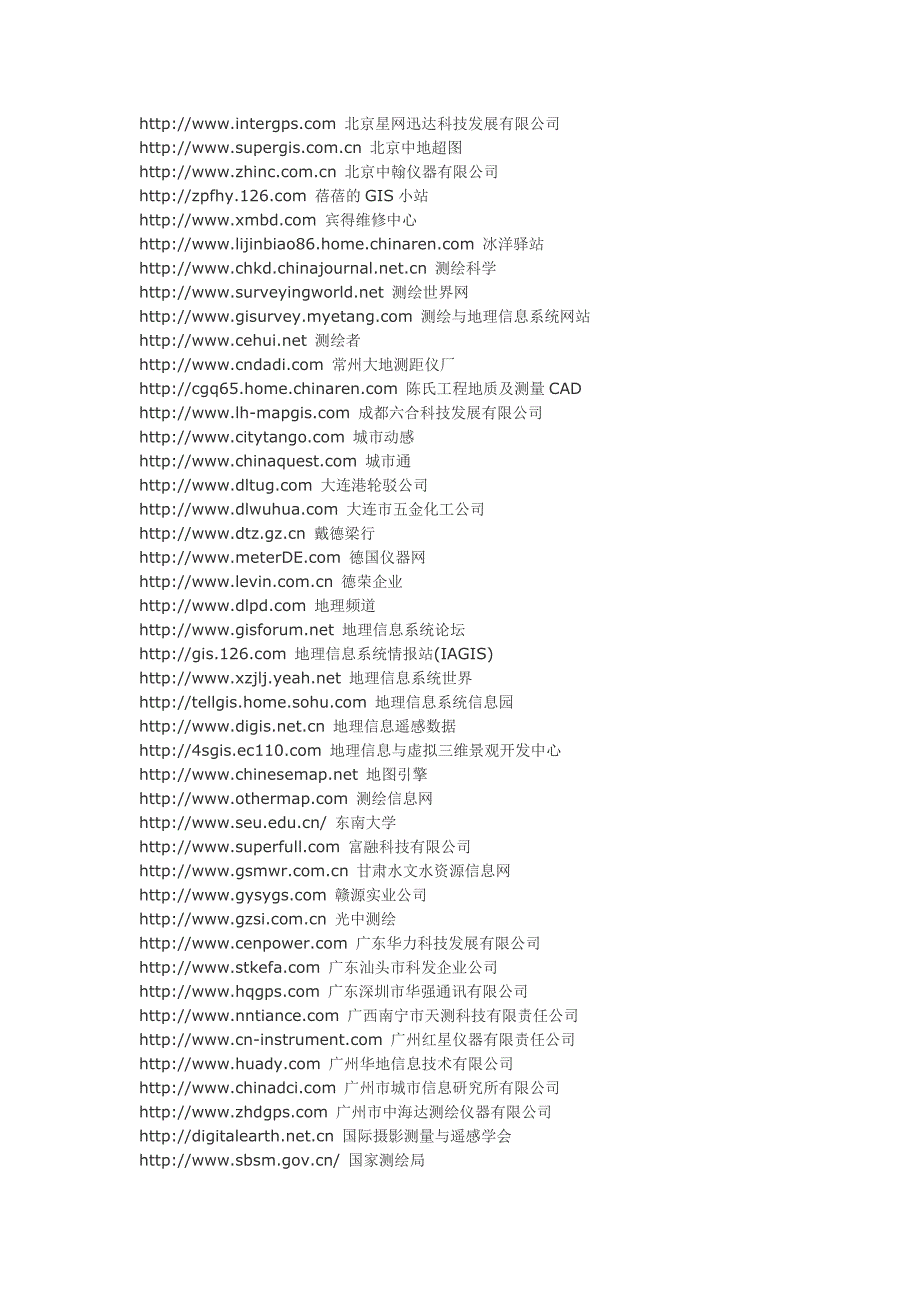测绘行业网站集锦_第2页