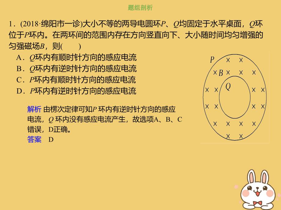 2019版高考物理总复习第十章电磁感应10-1-2楞次定律的理解及应用课件_第4页