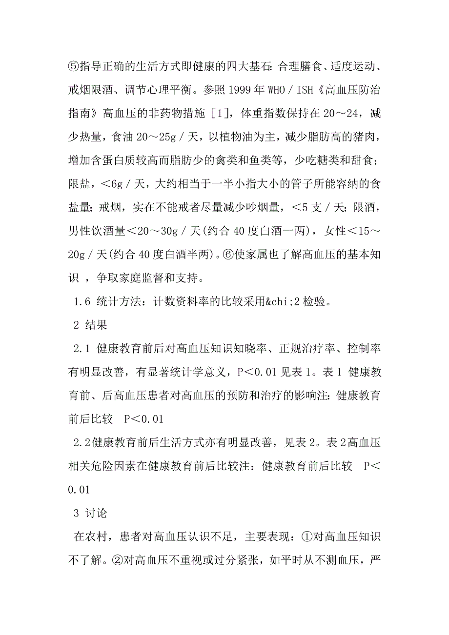 农村高血压患者健康教育策略与意义_第4页