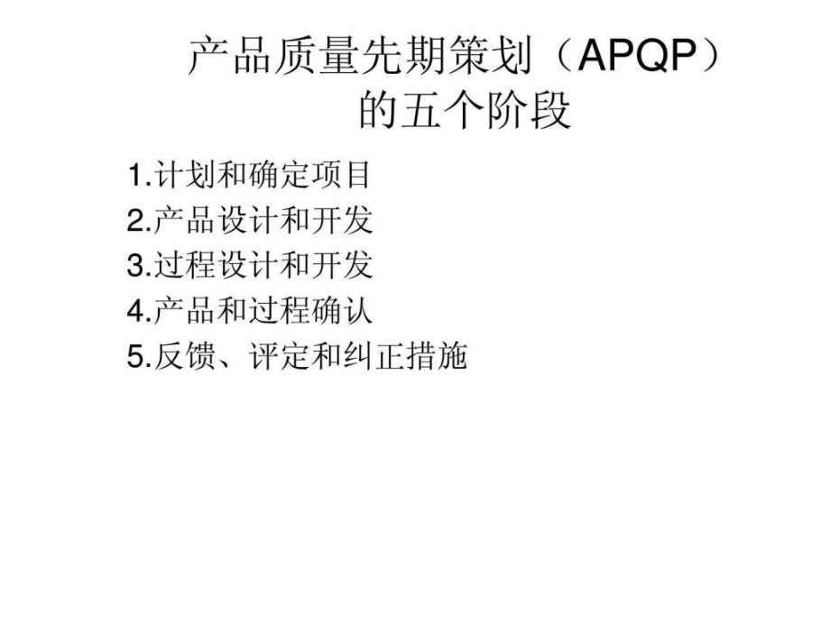 产品质量先期策划（apqp）ppt课件_第4页