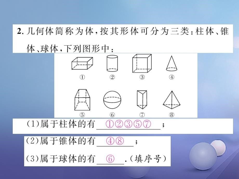 2017年秋七年级数学上册4.1.1立体图形与平面图形第1课时几何图形课件（新版）新人教版_第5页