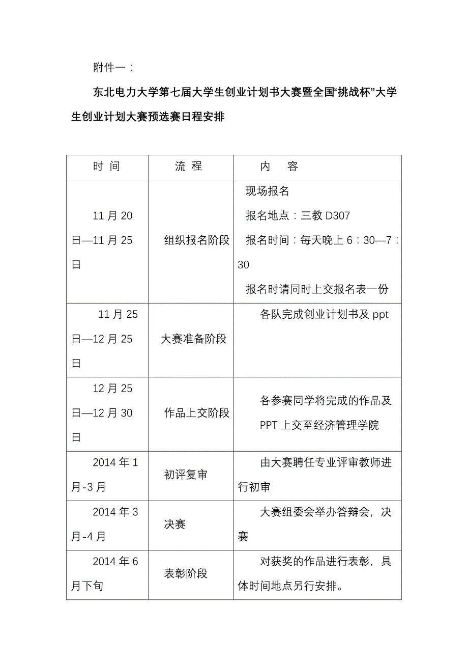 东北电力大学第七届大学生创业计划书大赛暨全国“挑战_第4页