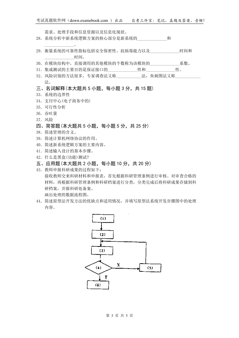 管理信息系统复习资料200807_第3页