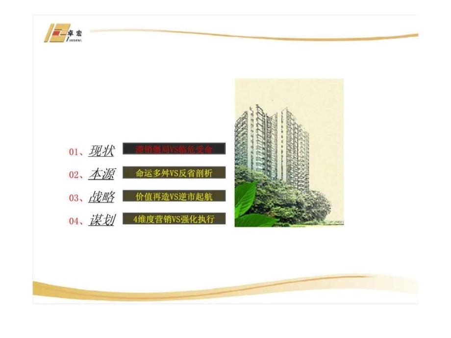 2011年重庆卓宏悠然天地破冰营销战略ppt课件_第4页