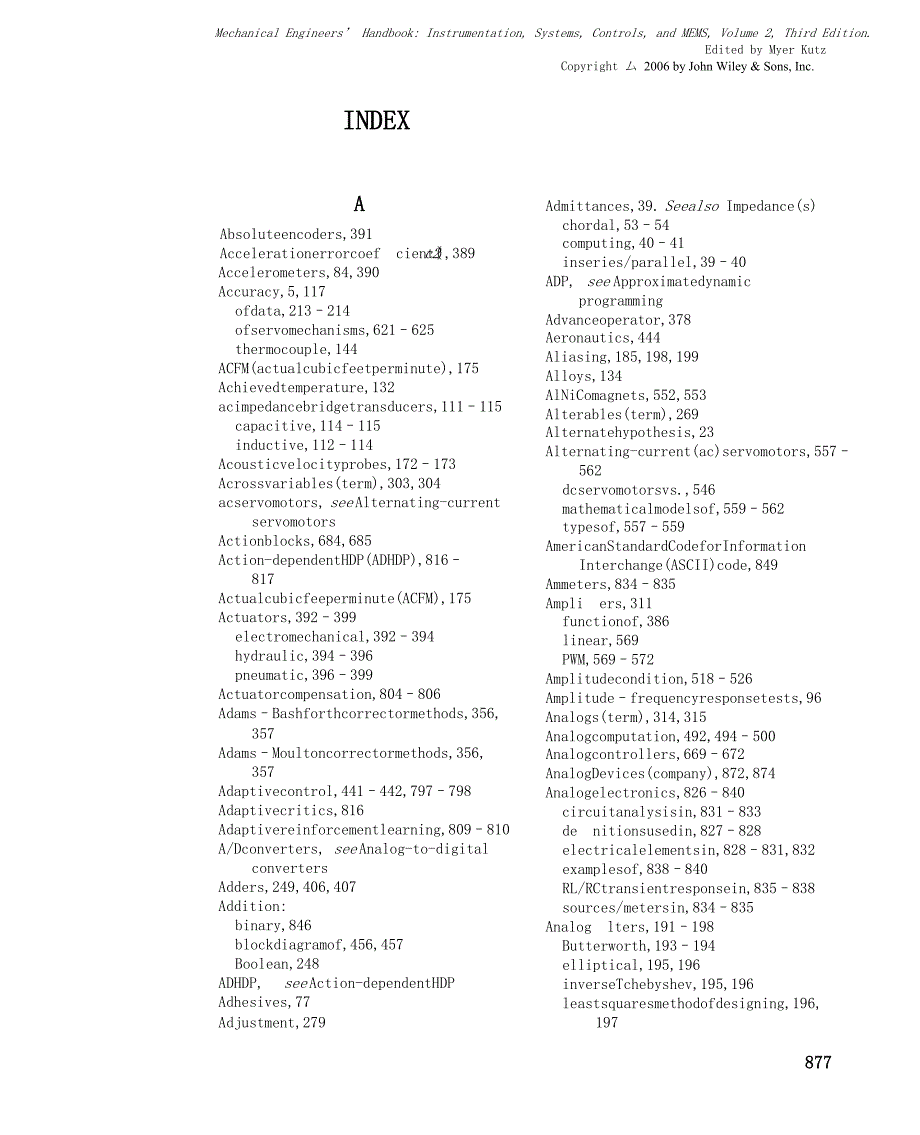 机械工程师手册,仪器仪表,系统,控制系统,和memindex_第1页