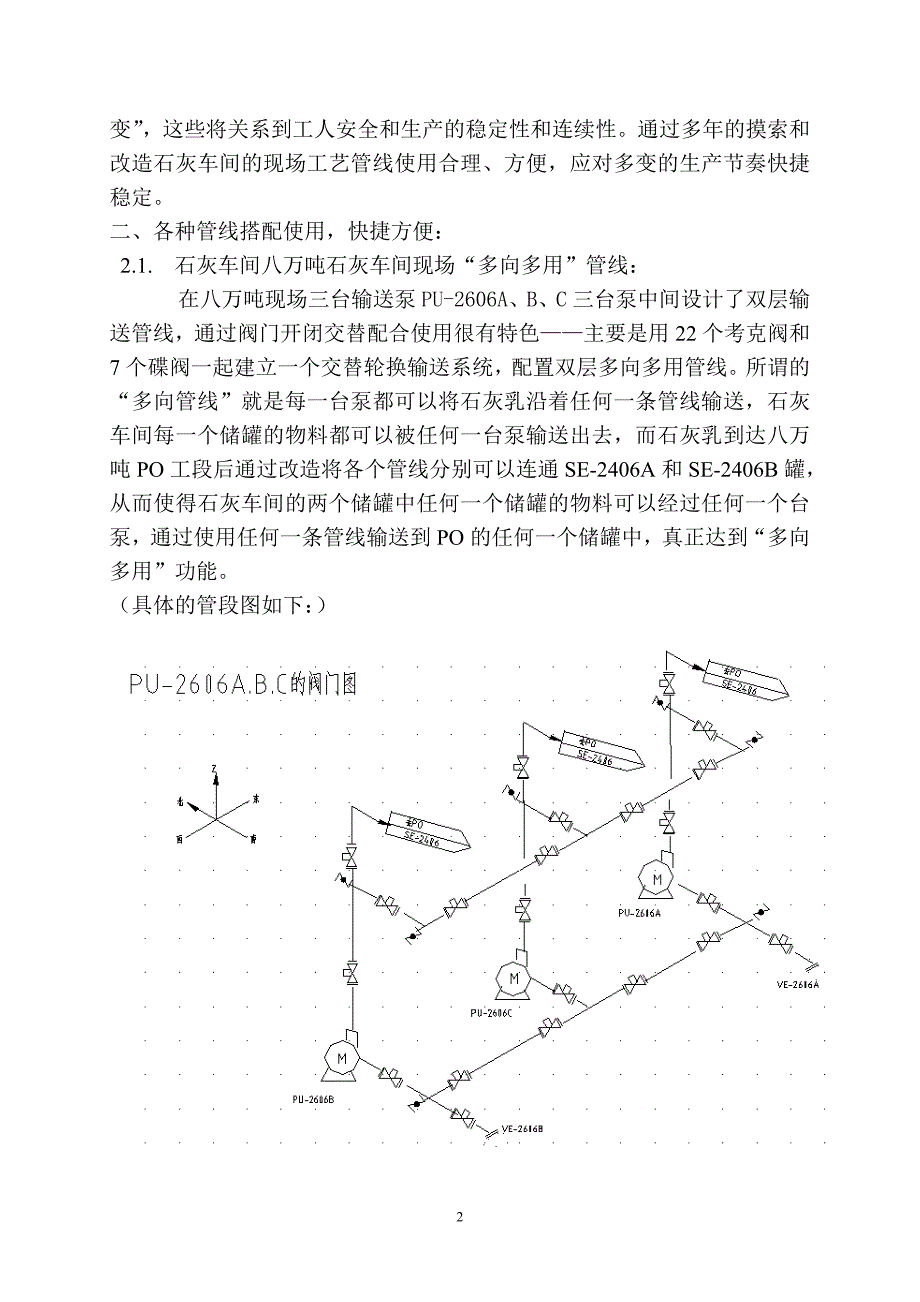 石灰制乳生产中多条工艺管线搭配使用(韩勇)_第2页