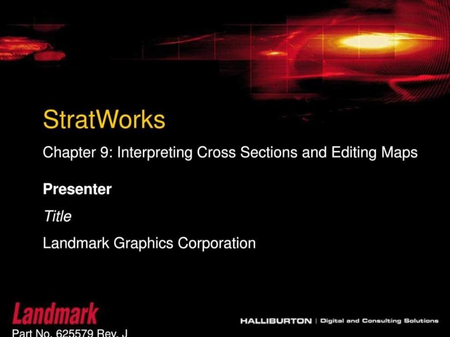 landmark软件stratworks教程多媒体及培训材料_ch9_第1页