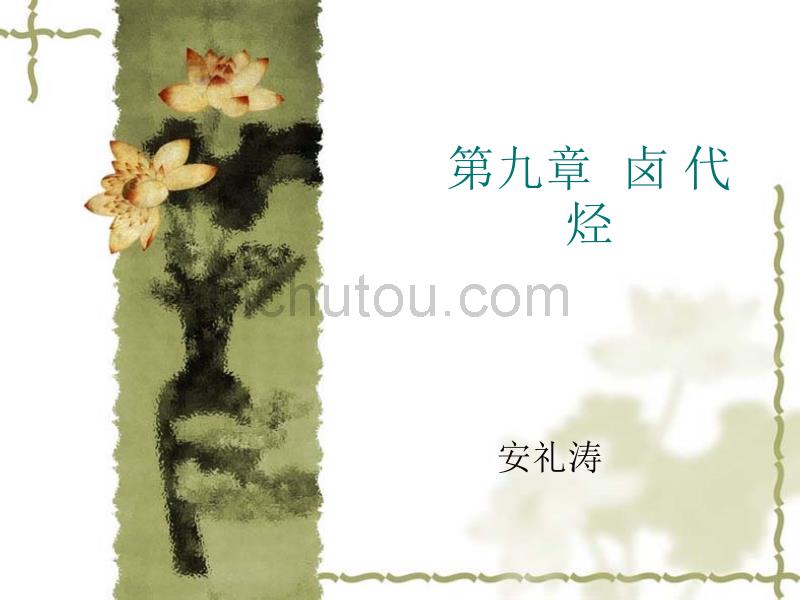 第九章卤代烃安礼涛_第1页