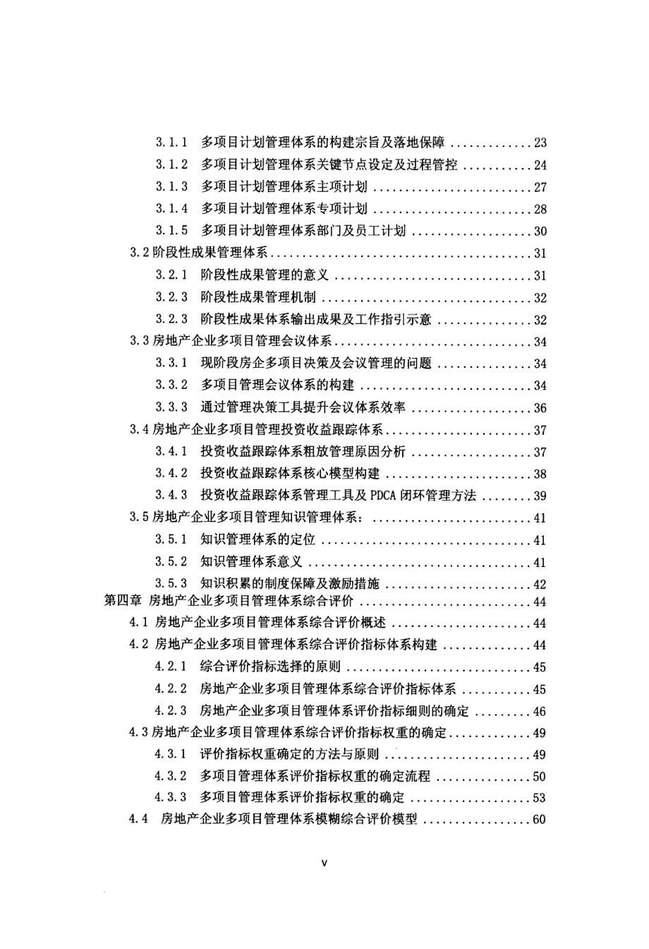 房地产企业多项目管理体系构建及评价研究75p_第5页