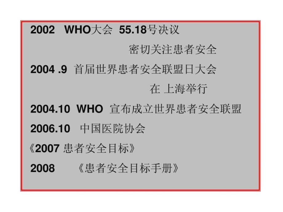 患者安全目标管理ppt课件_第4页