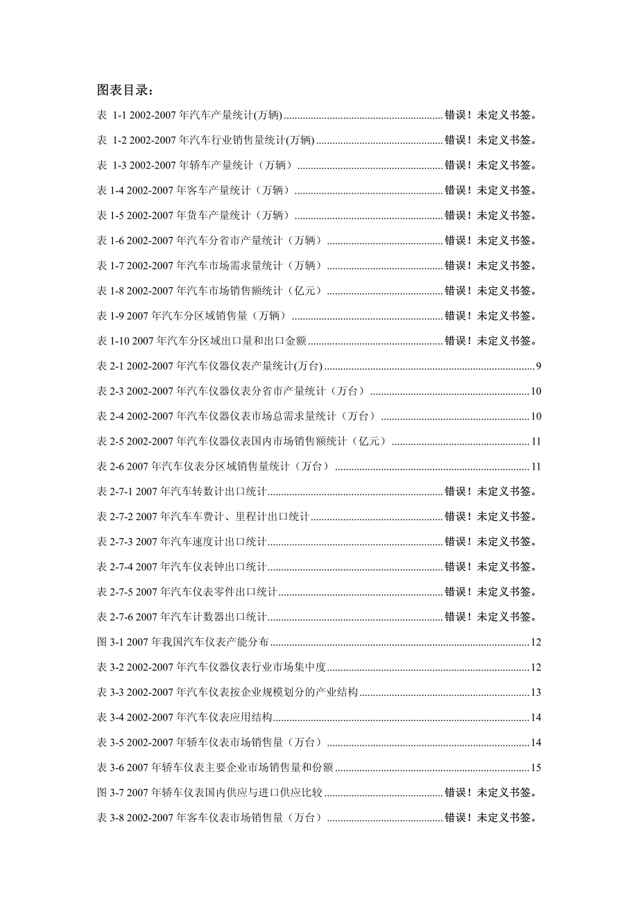 汽车仪表行业市场研究报告_第4页