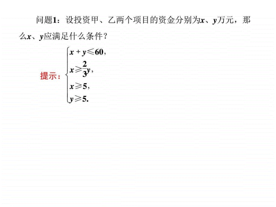 简单的线性规划问题（一）（nxpowerlite）ppt课件_第2页