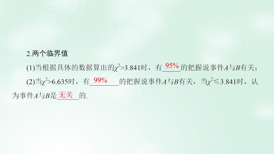 高中数学第三章统计3.1独立性检验课件新人教b版选修2-3_第4页