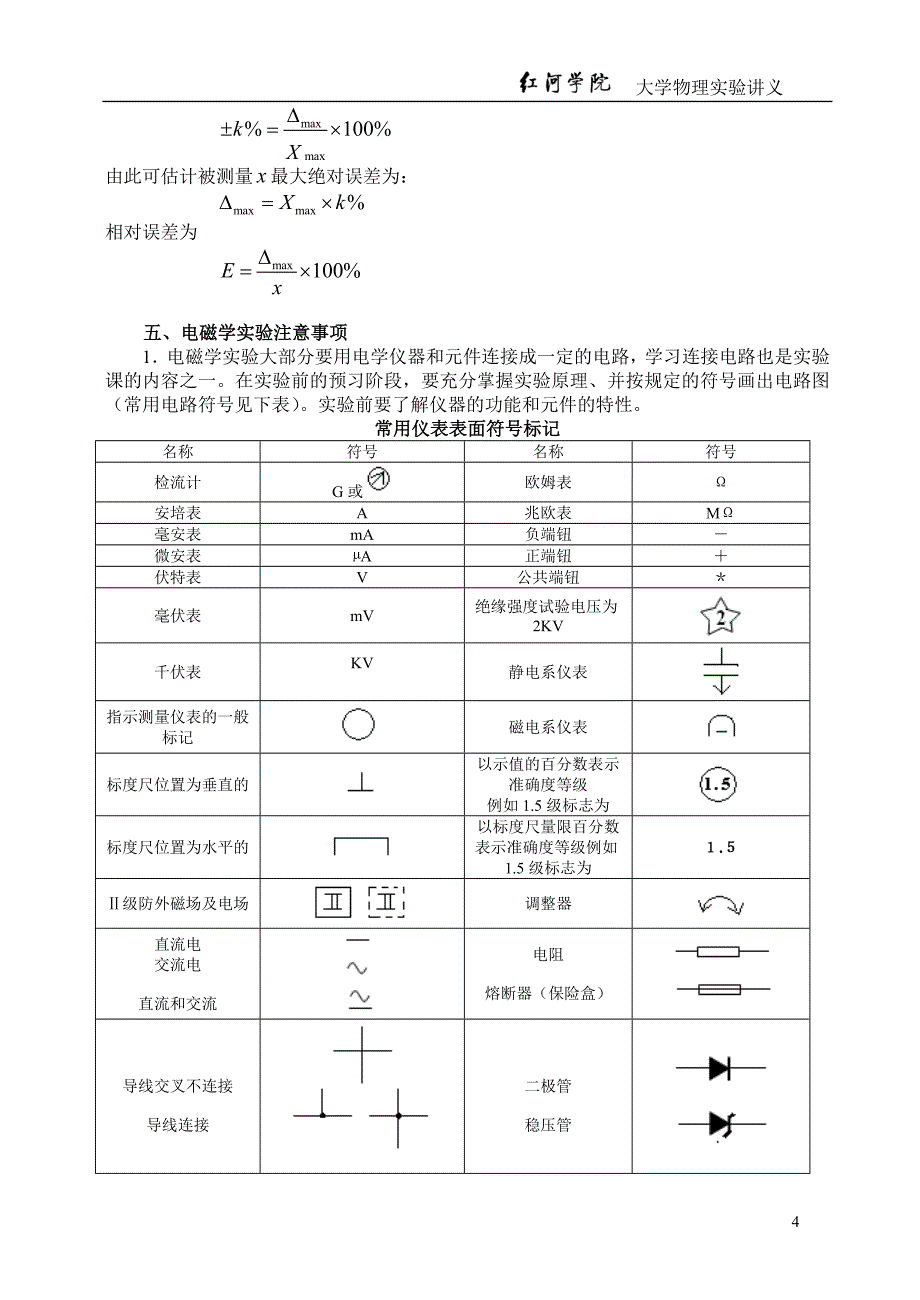 大学物理实验讲义2011年12_20111226115118244_第4页