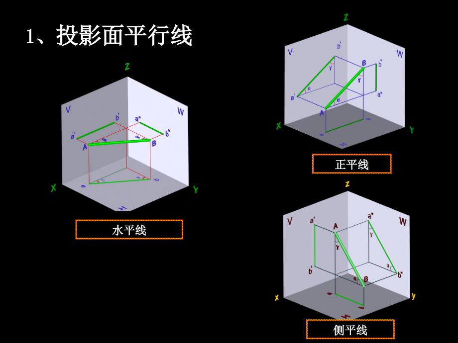 机械识图直线的投影_第3页