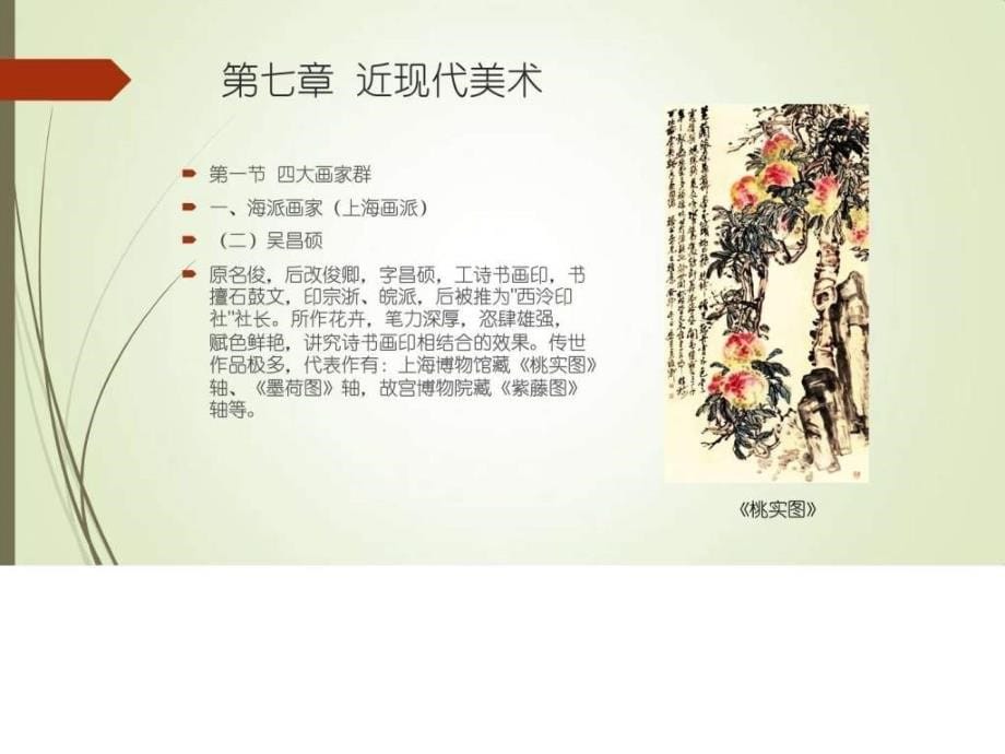 教师资格证考试美术学科知识中国美术史第七章近现代ppt课件_第5页
