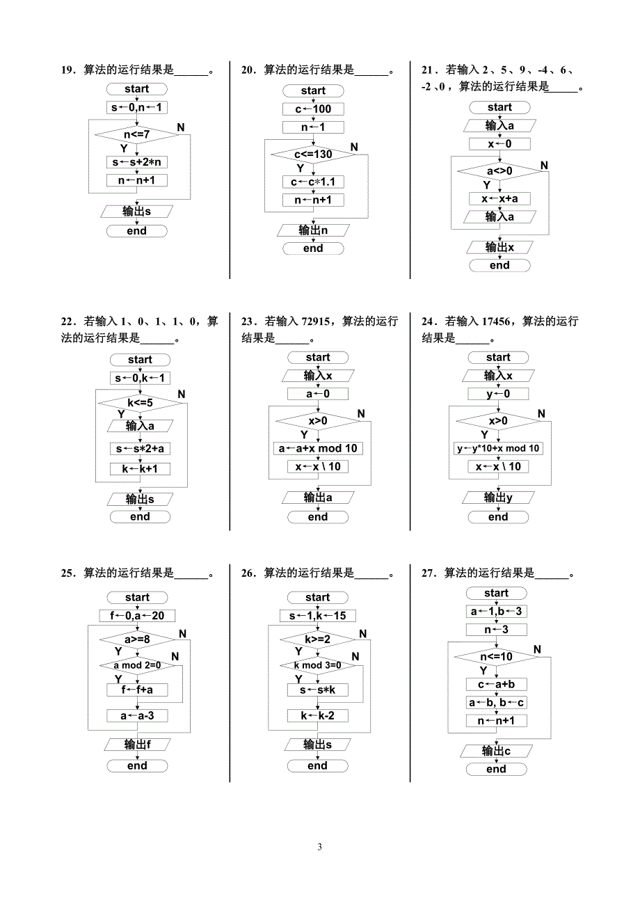 算法复习资料(一)_第3页