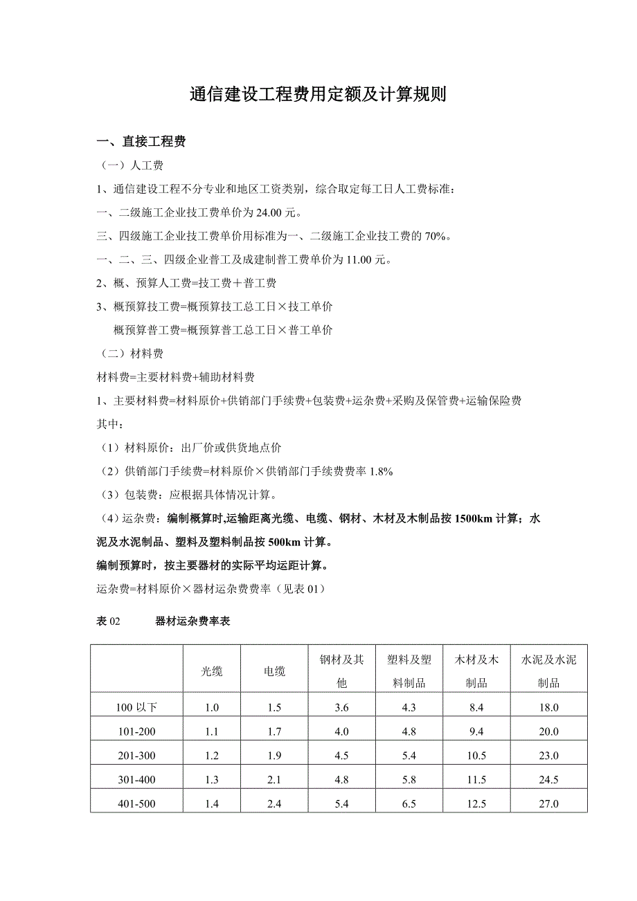 通信建设工程价款结算办法、机械台班费用定额_第2页