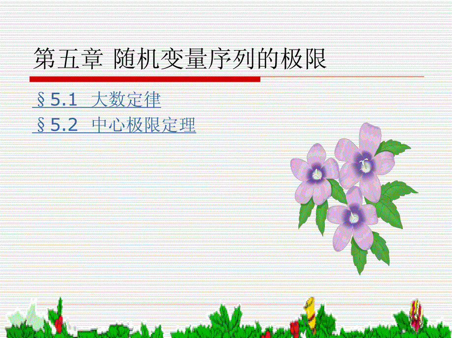 同济大学概率论第五章课件_第1页