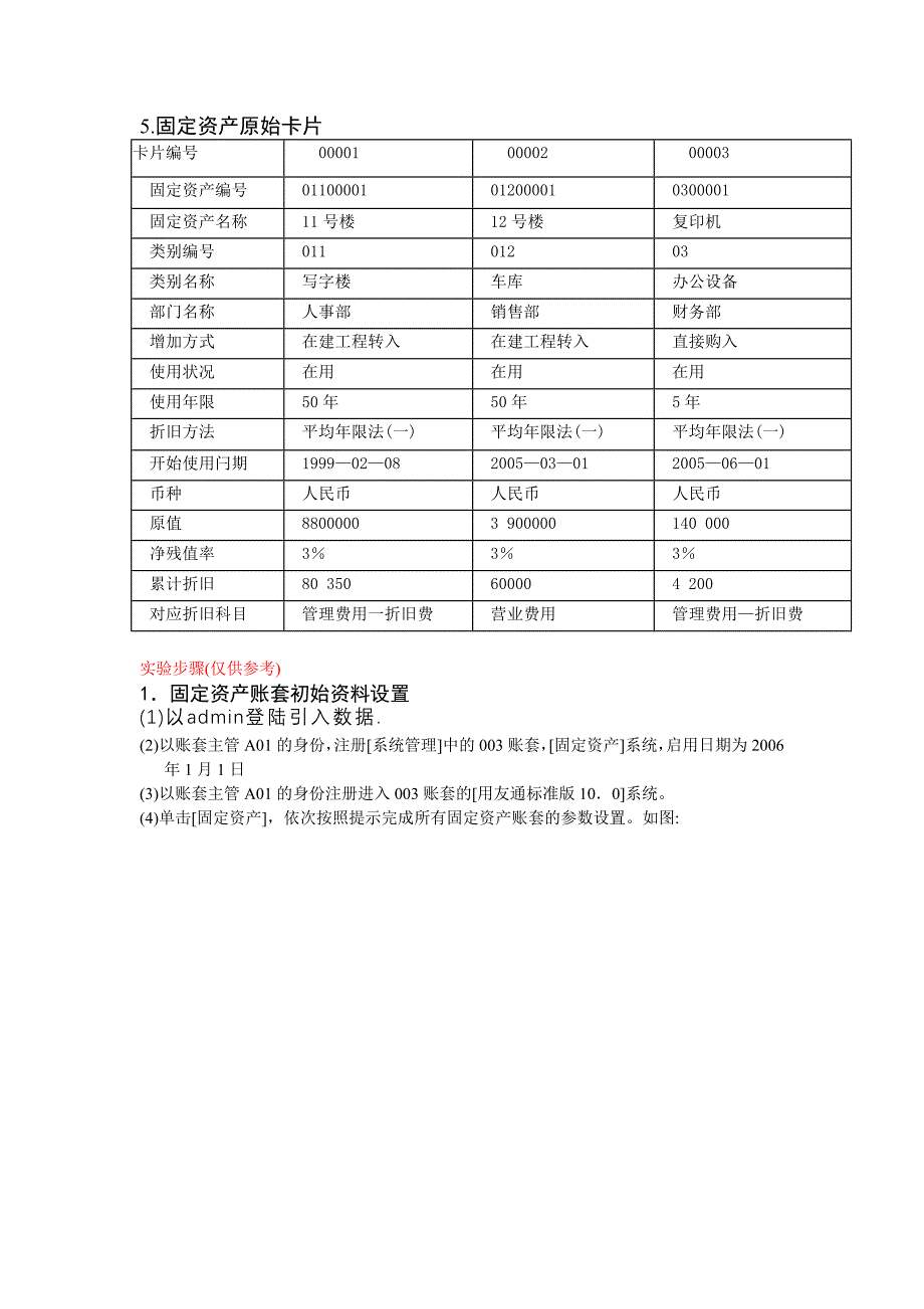 实验十五固定资产系统初始化_第2页