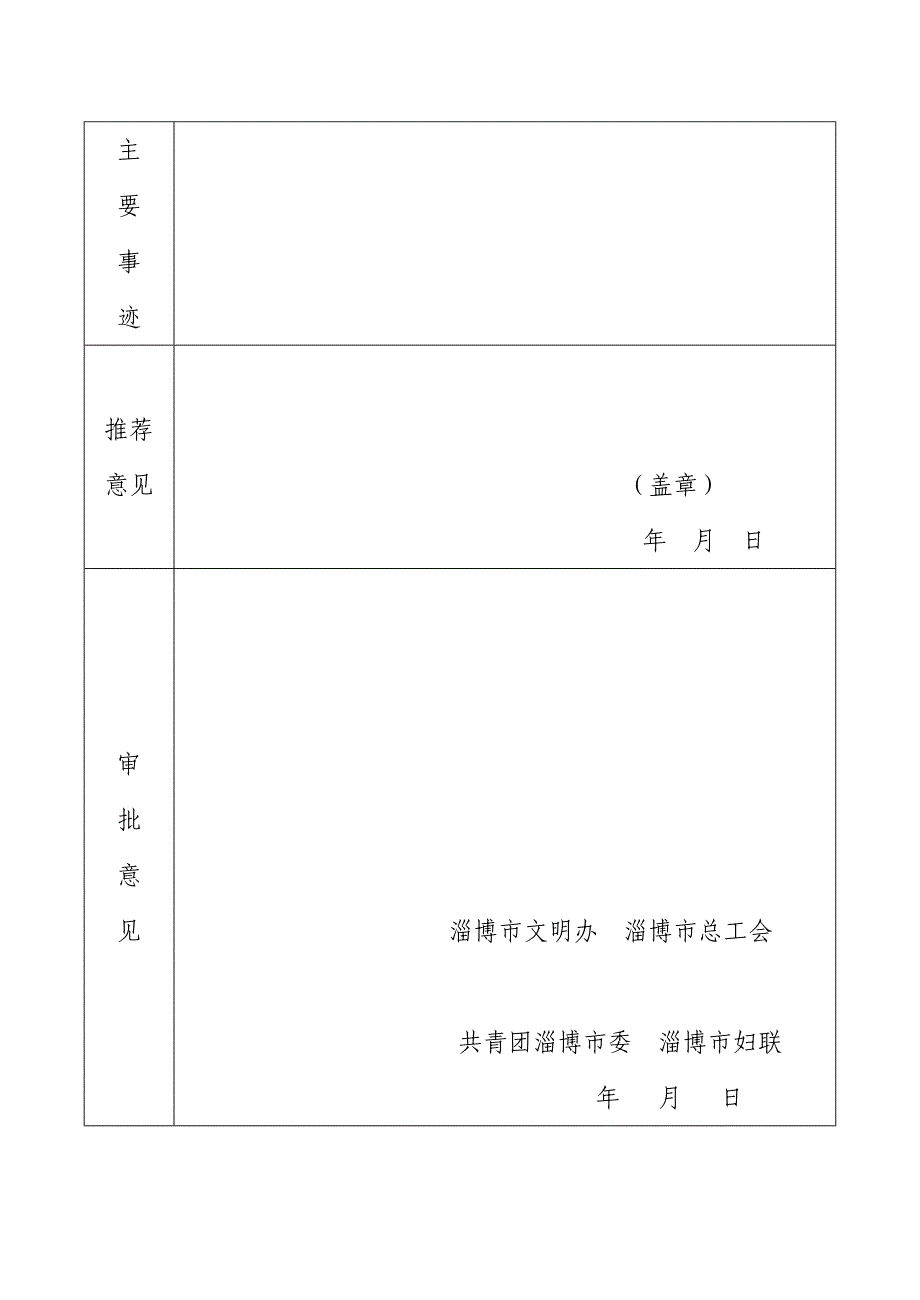 助人为乐模范推荐表_第2页