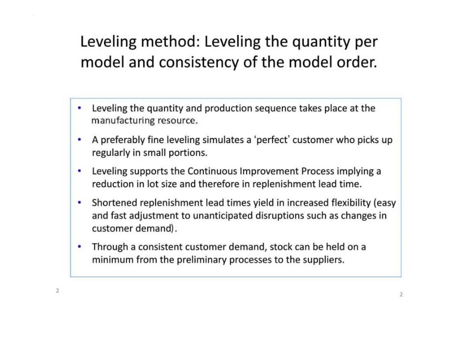 均衡化生产计划与排程模型ppt课件_第2页