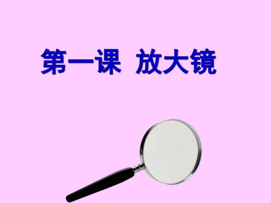 六年级科学下册《放大镜》ppt课件_第2页