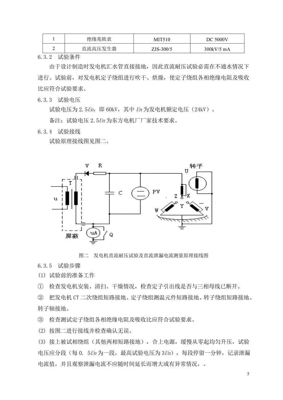 福清核电1号发电机特殊试验(定稿)_第5页