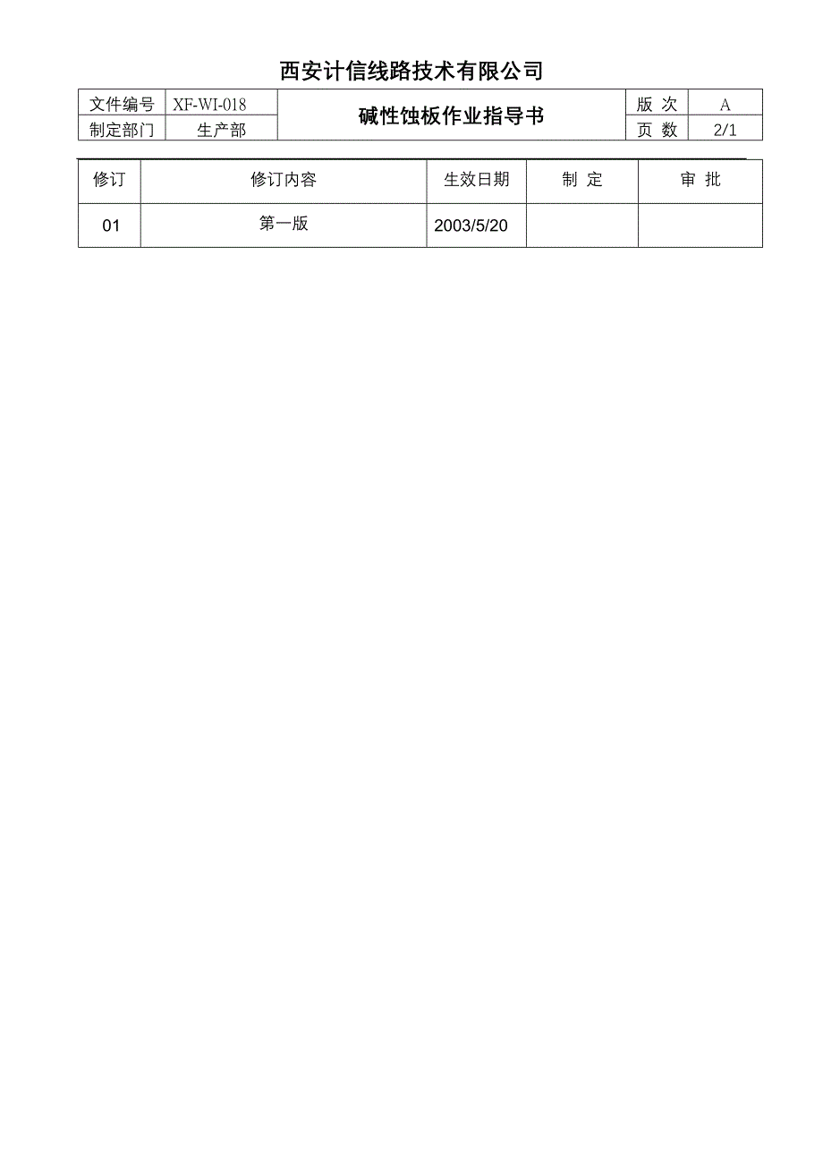 碱性蚀板作业指导书_第2页