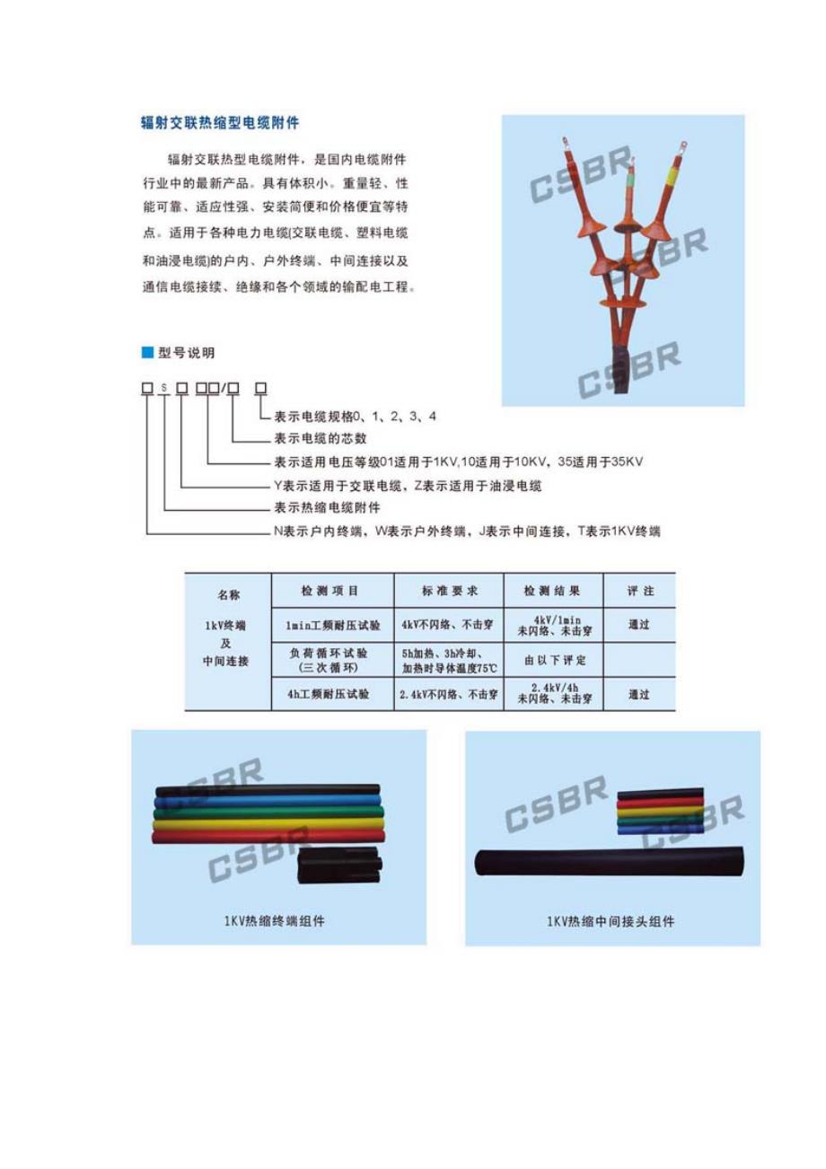 电力电缆高压热缩绝缘材料_第1页