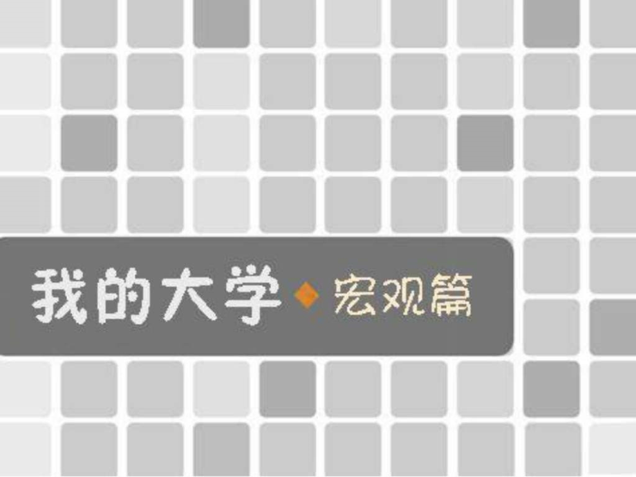 大学生入学教育我的大学（全书）ppt课件_第2页