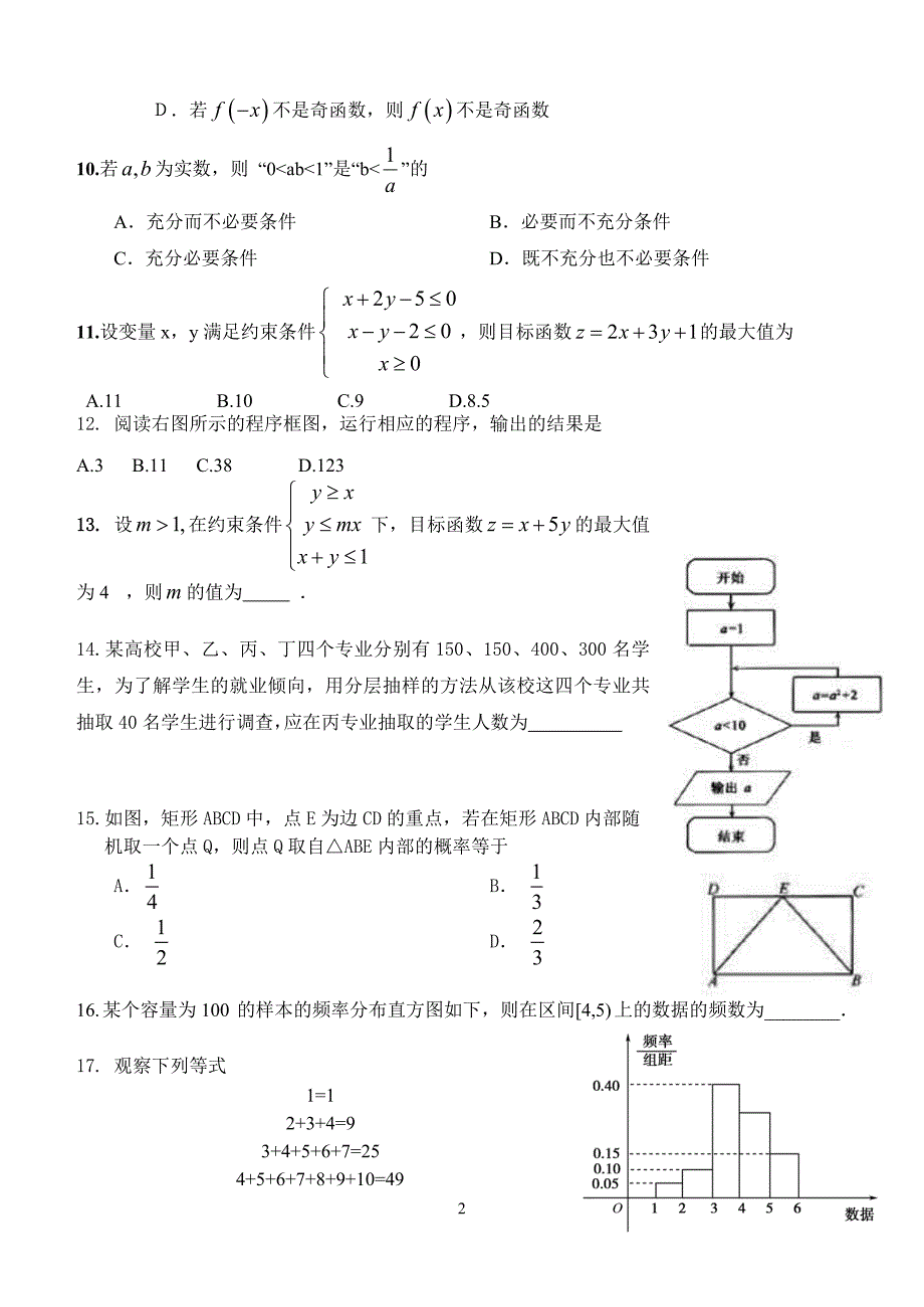 高三基础知识训练题_第2页