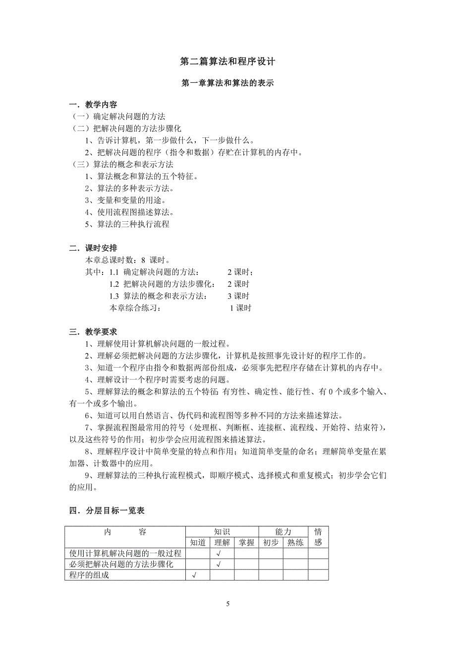 高中信息科技(华师大版)教材分析(一)_第5页