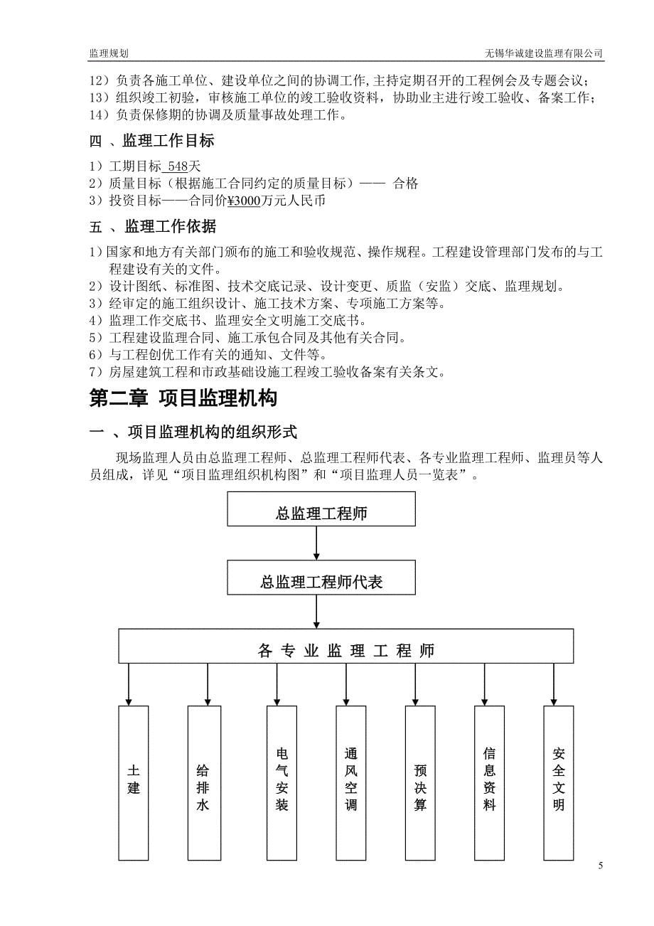 槐树巷社会停车场及业务用房监理规划_第5页