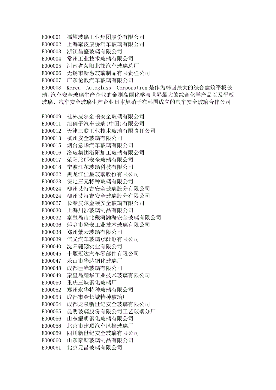 合资汽车玻璃序列号_第1页