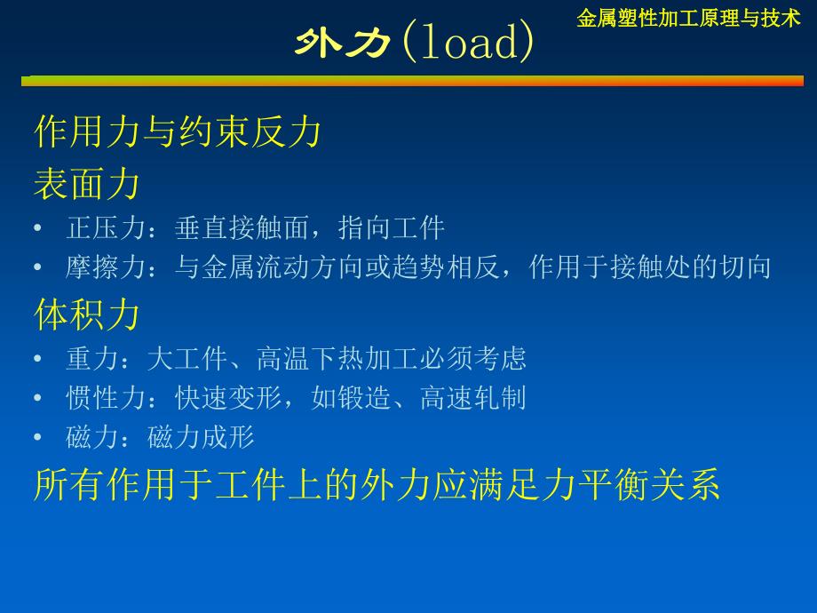 金属塑性加工技术1-金属塑性加工原理-塑性变形力学基础_第4页