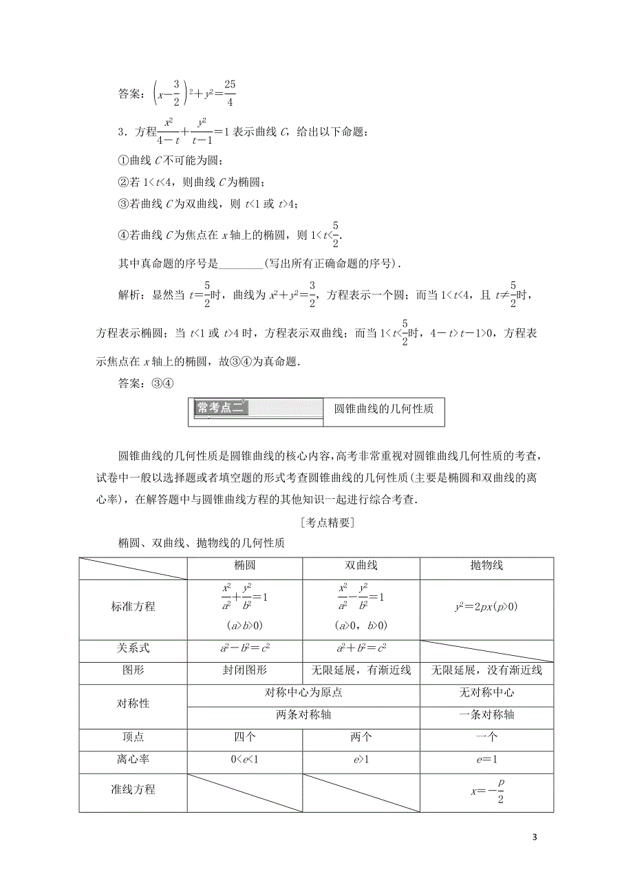 （浙江专版）2018年高中数学第2部分复习课（二）圆锥曲线与方程学案新人教A版选修2_1_第3页