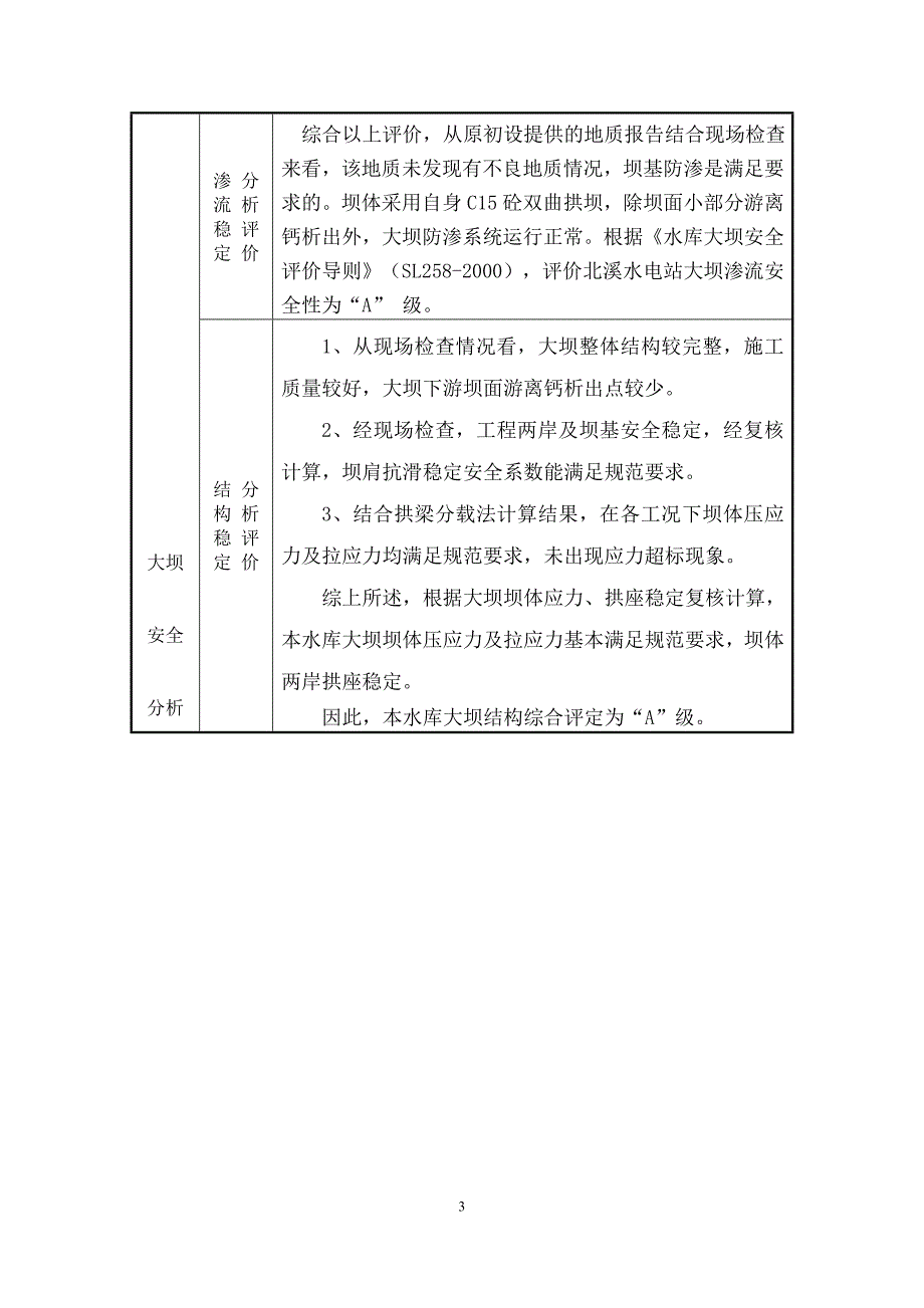 泰顺县北溪电站大坝修改后最终报告书_第3页