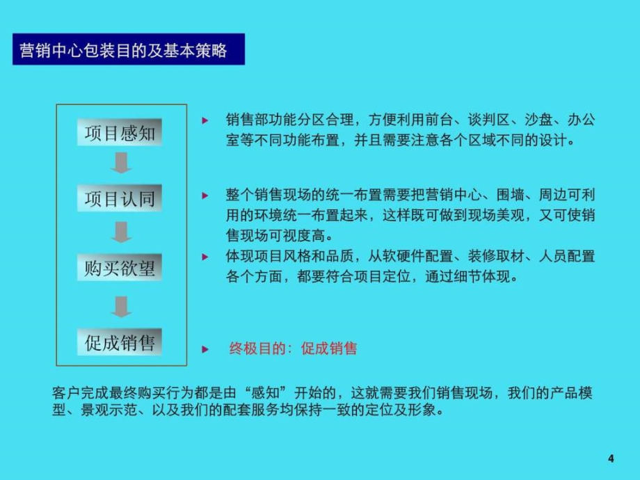 2015年房地产售楼部营销中心展示视觉策划培训讲义ppt模板_第4页