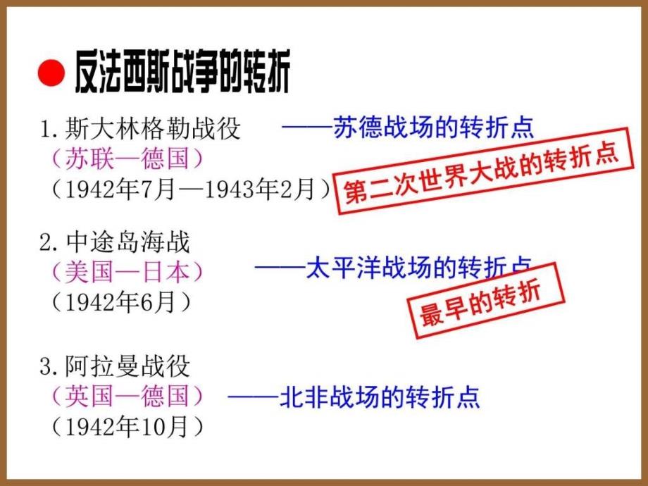 世界反法西斯战争的转折与胜利ppt课件_第4页