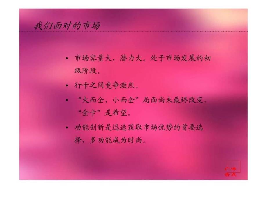 阳光卡促销行动计划ppt课件_第2页