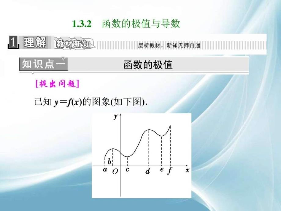 选修22课件132函数的极值与导数_第1页