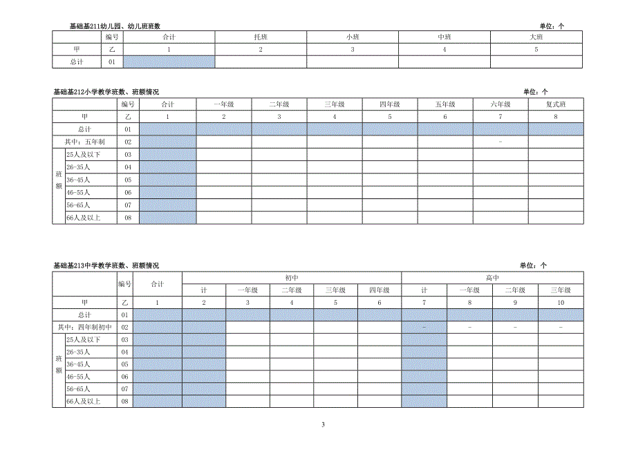 2012年基础教育学校统计报表中转站_第3页