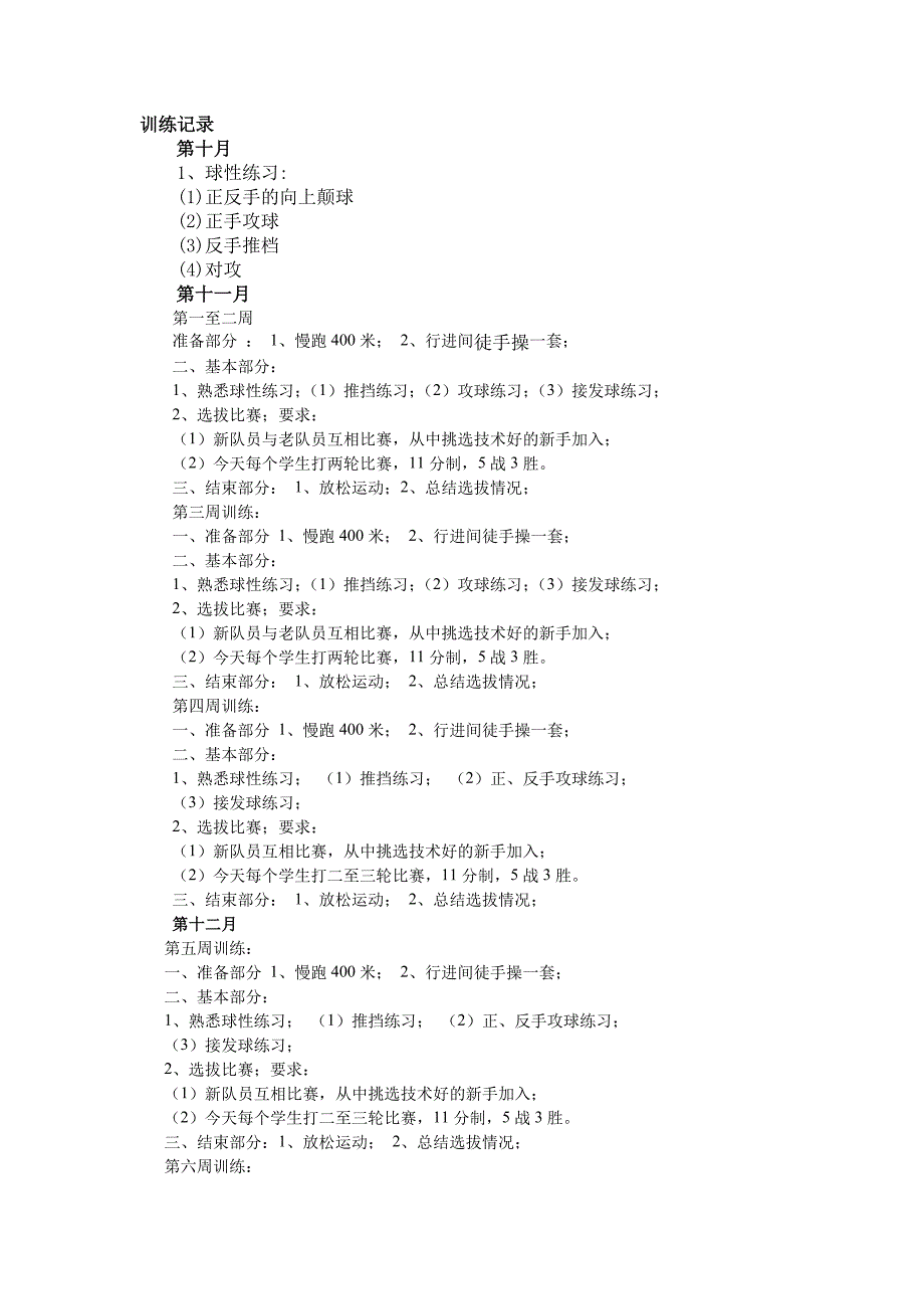 乒乓球训练计划记录_第2页