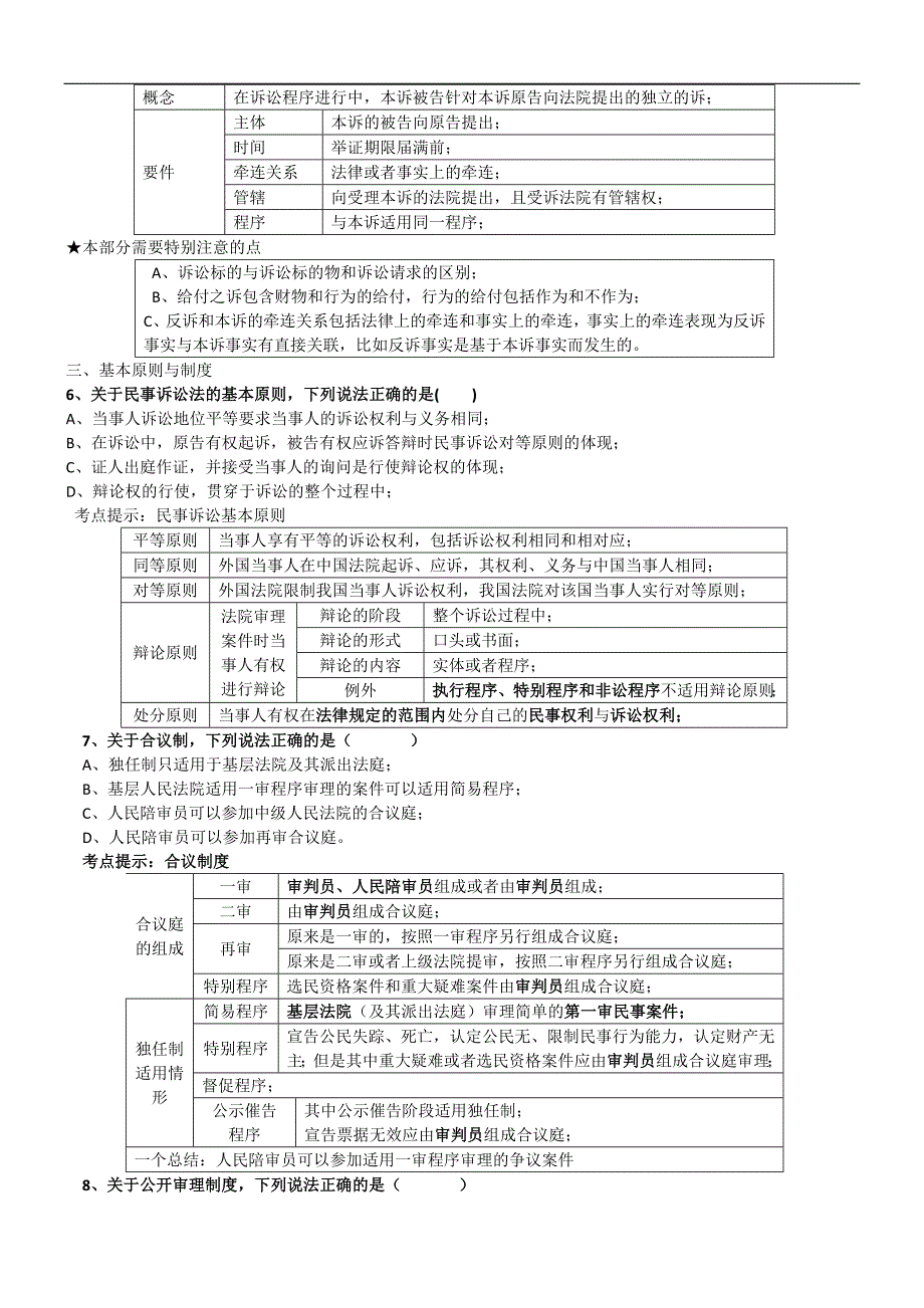 2012华旭司法考试冲刺班民诉法讲义_第2页