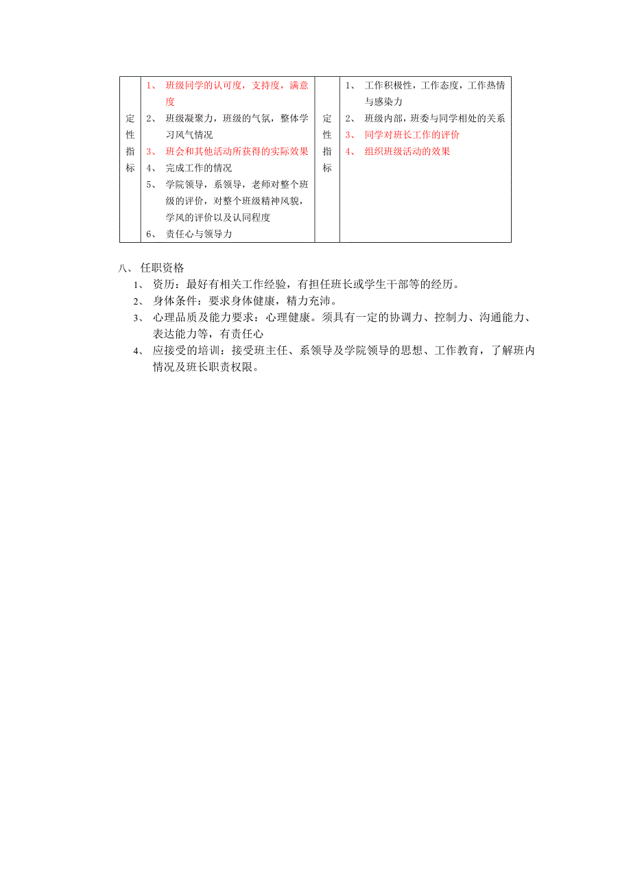 各班委岗位说明书汇总_第3页