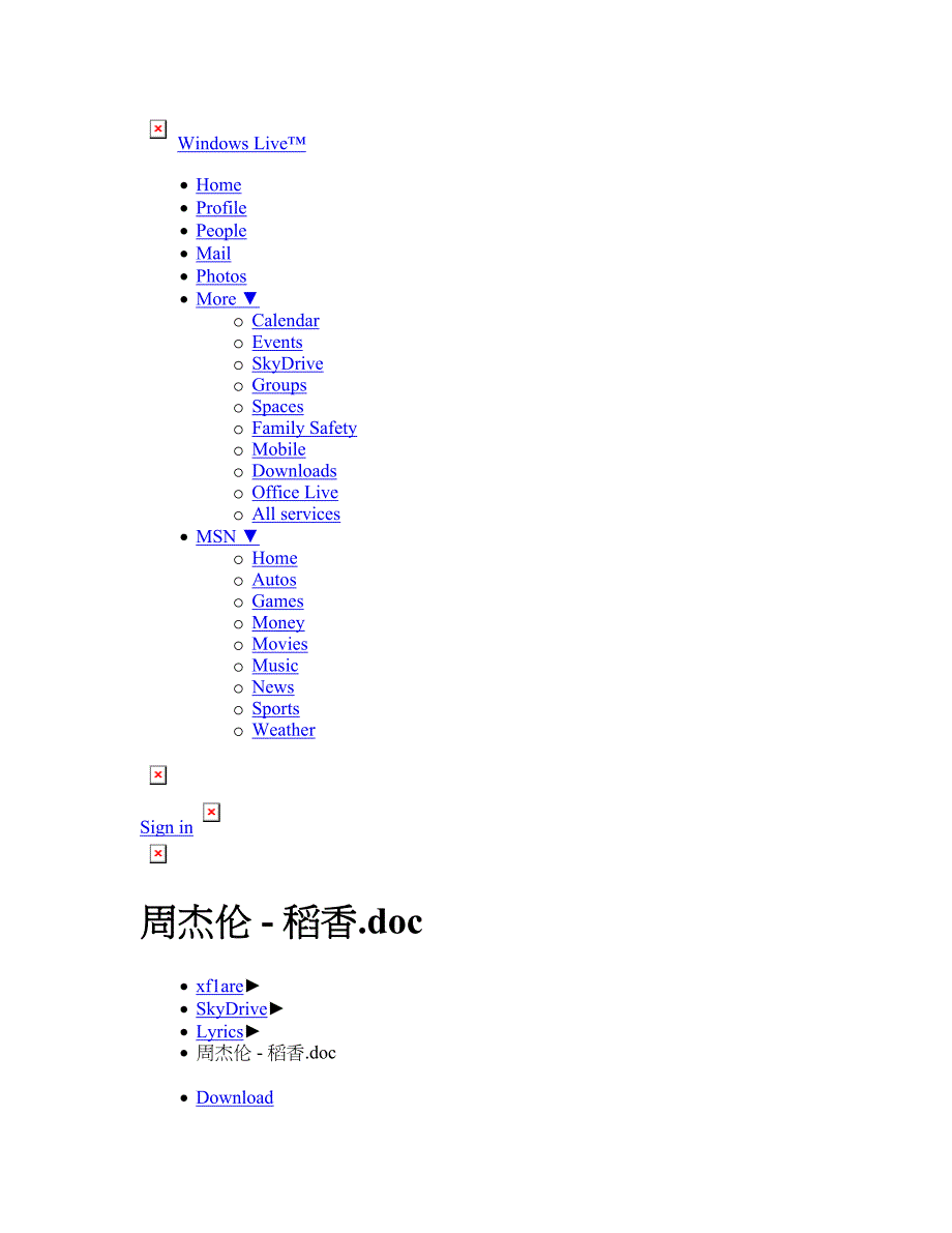周杰伦-稻香.doc-windowslive_第1页